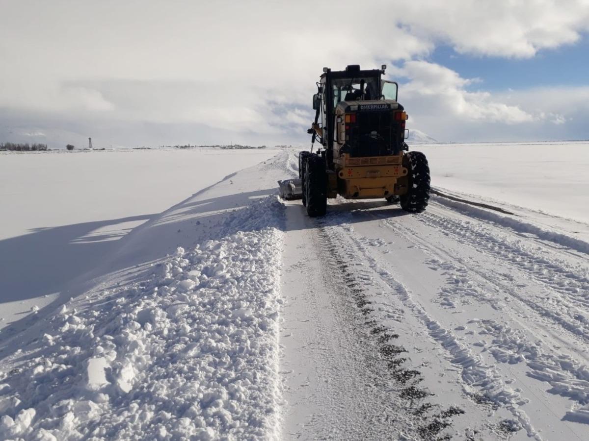 &Ccedil;aldıran&rsquo;da kapanan 100 mahalle yolu yeniden ulaşıma a&ccedil;ılıyor