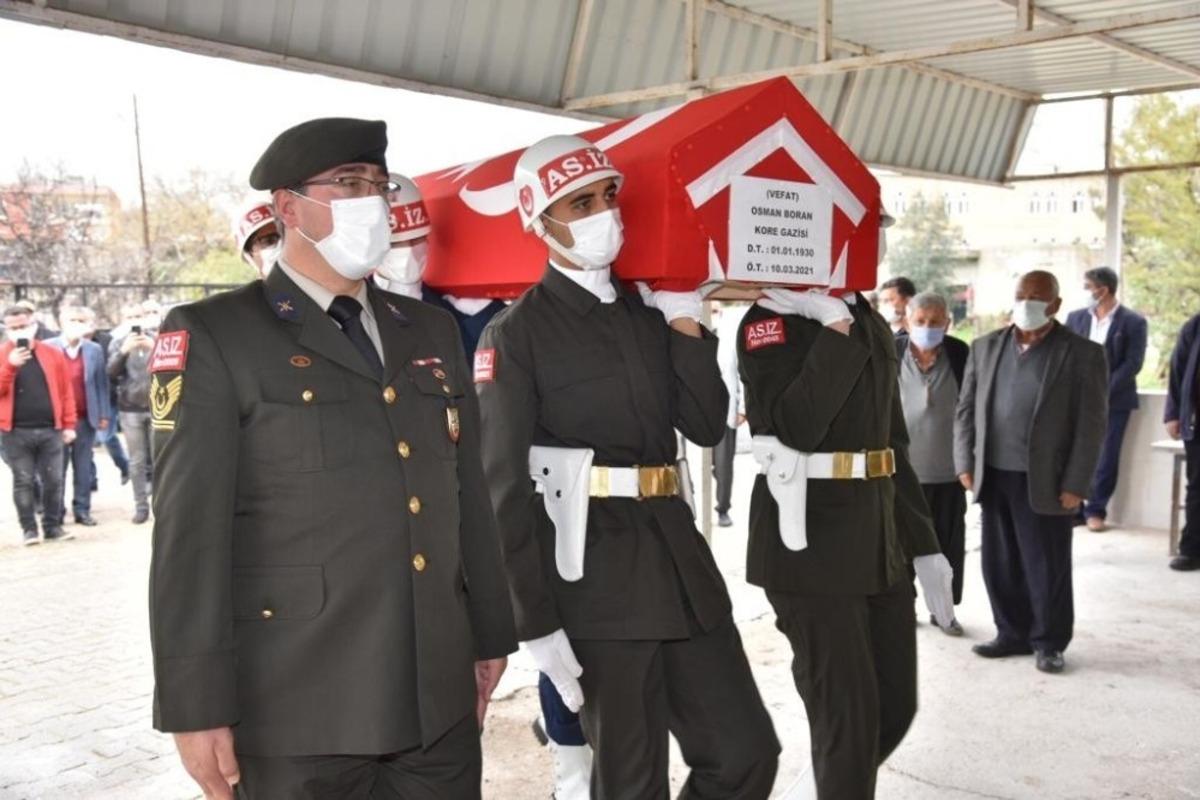 Kore Gazisi Osman Boran yol yolculuğuna uğurlandı