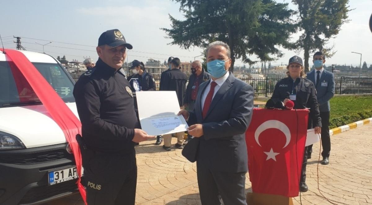 Reyhanlı&rsquo;da esnaf ve iş adamlarından emniyete ara&ccedil;