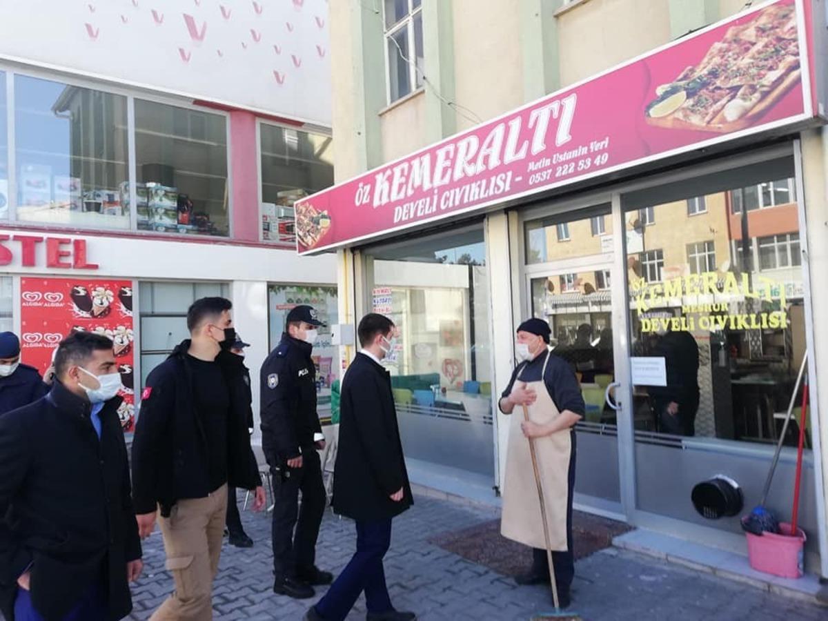 Kaymakam Cebeci&rsquo;den &rsquo;normalleşme&rsquo; denetimi