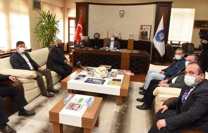 ÇESOB’tan Başkan Aşgın’a teşekkür ziyaret G1