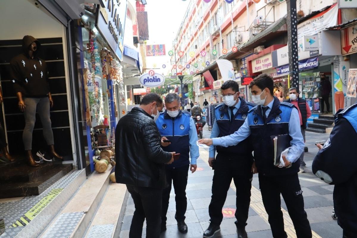 Akdeniz zabıtasından korona vir&uuml;s denetimi