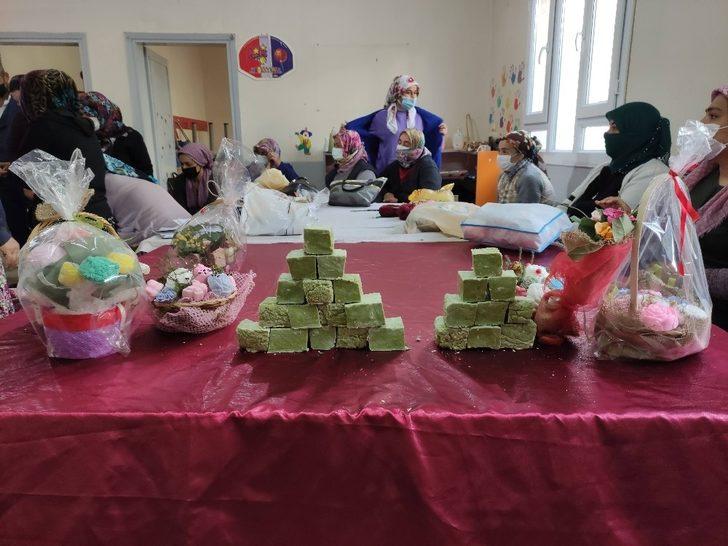 Defne sabunu üreterek aile bütçelerine katkı sunacaklar G1