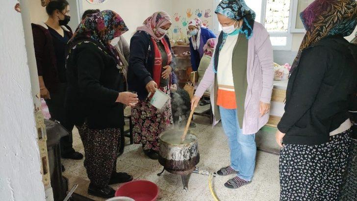 Defne sabunu üreterek aile bütçelerine katkı sunacaklar G3