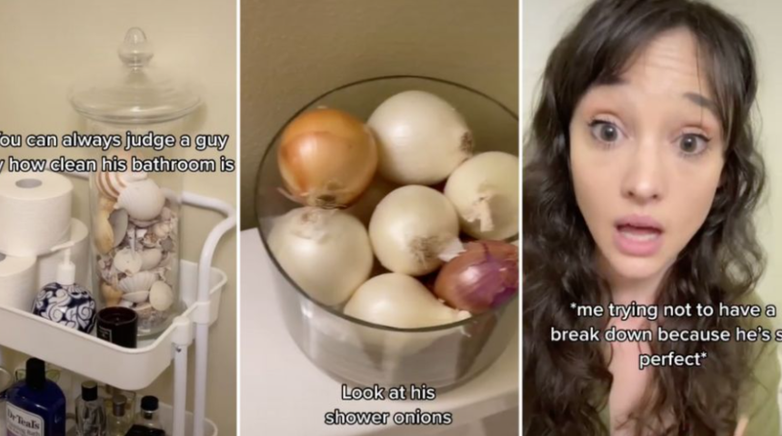 Daha neler göreceğiz? TikTok'ta yayılan akımla herkes banyosuna soğan koyuyor