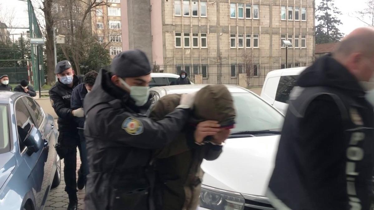 Uyuşturucu zanlısı 8 kişi adliyeye sevk edildi