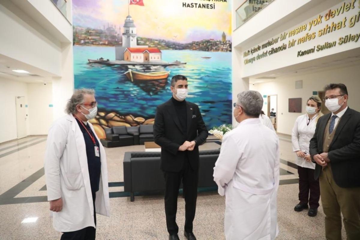 Başkan G&ouml;khan Y&uuml;ksel 14 Mart Tıp Bayramı&rsquo;nı unutmadı