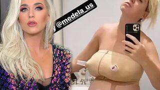 Katy Perry annelere ilham oldu! Göğüs pompasıyla... 