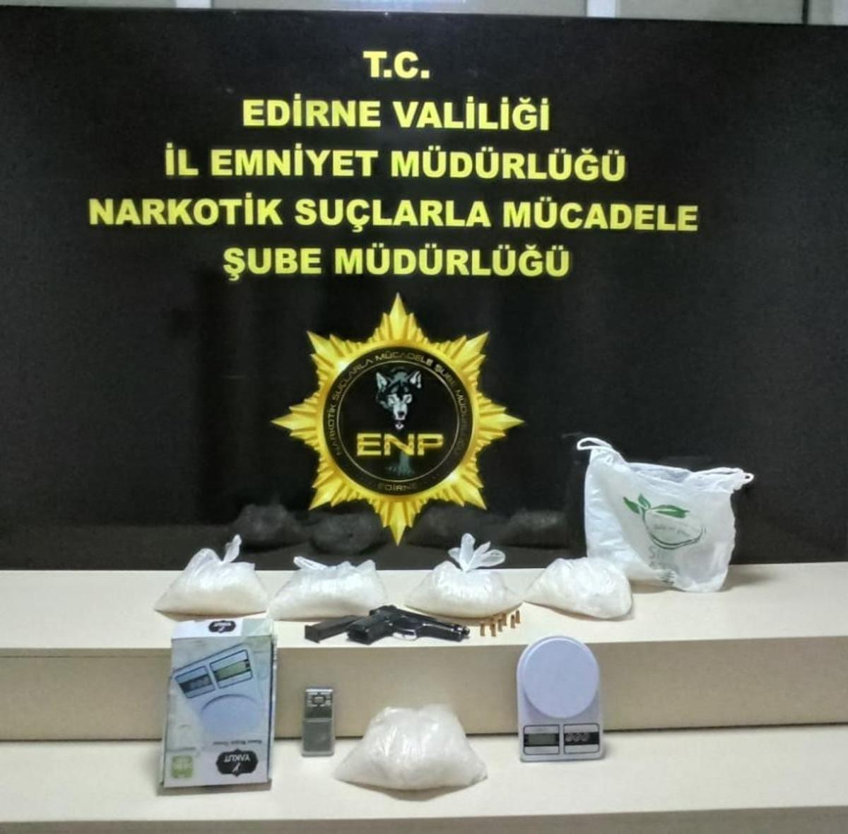 Edirne&rsquo;de uyuşturucu tacirlerine ağır darbe