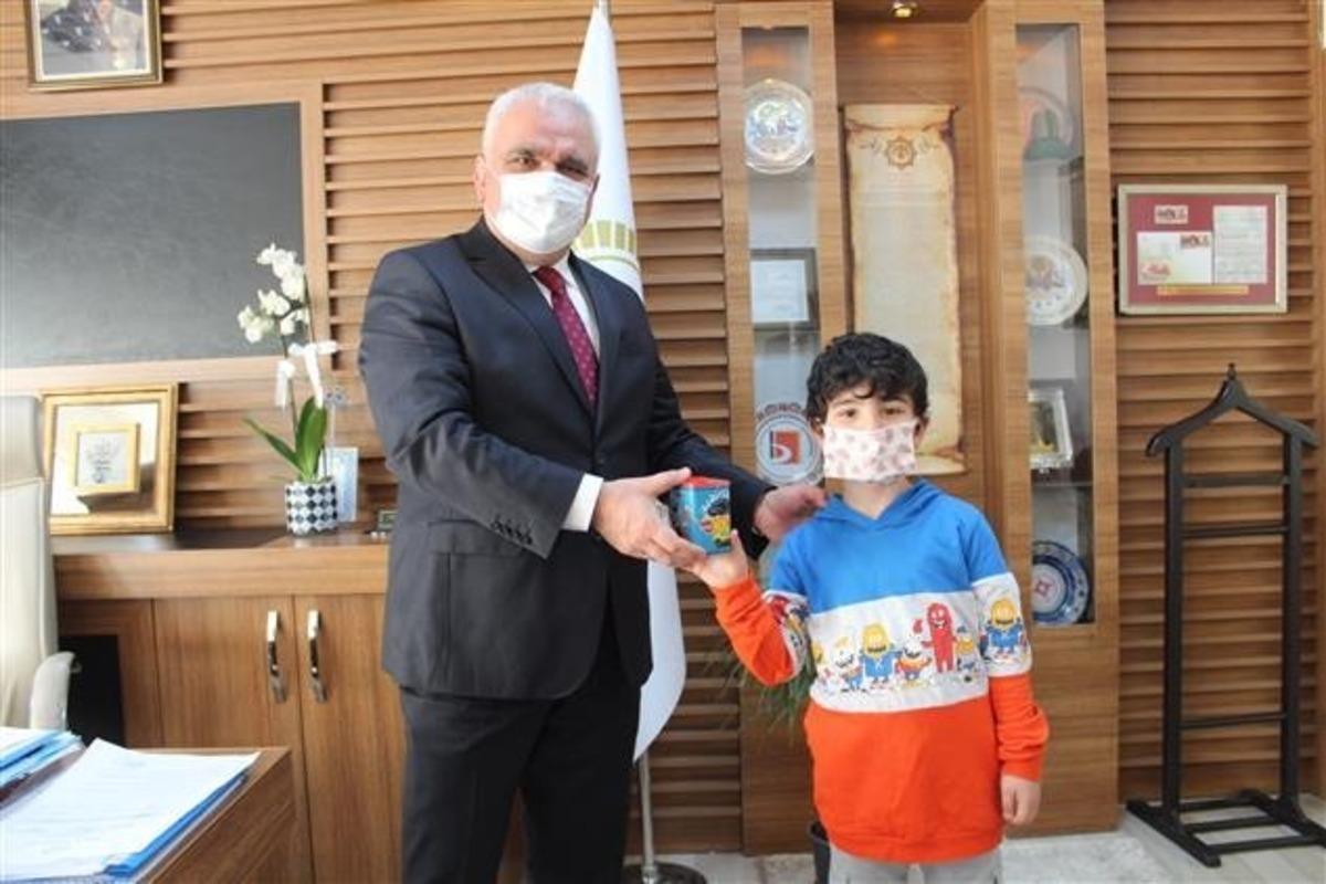 Bilecikli miniklerden İdlib&rsquo;e destek