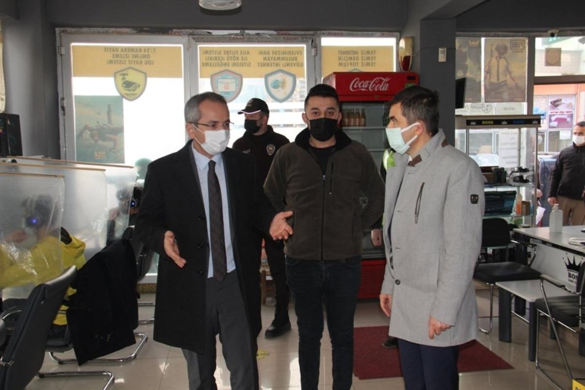 Tosya&rsquo;da internet kafe ve oyun salonları denetlendi