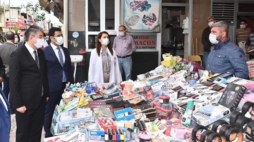 Kadirli&rsquo;de korona vir&uuml;s denetimi