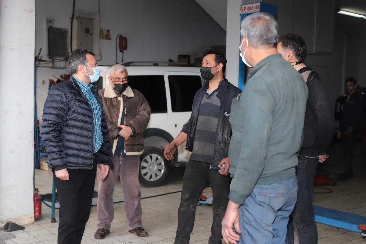 Başkan Kocaispir &ccedil;alışmaları denetledi