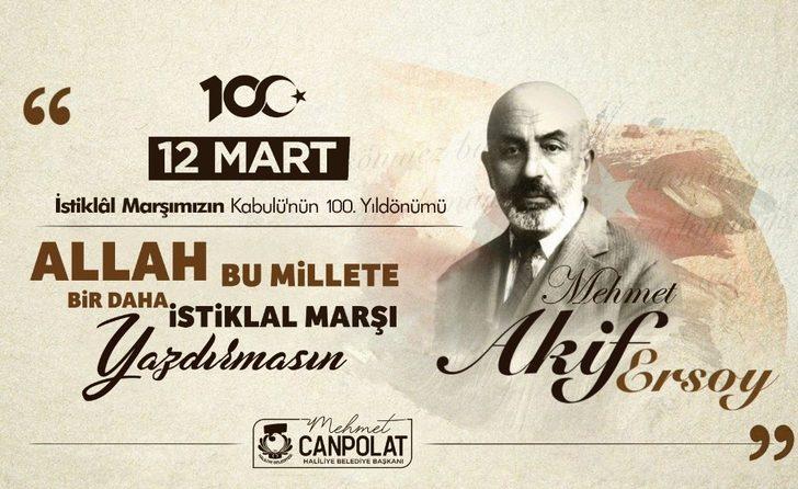 Şanlıurfa’da Mehmet Akif Ersoy’u anma mesajları G3