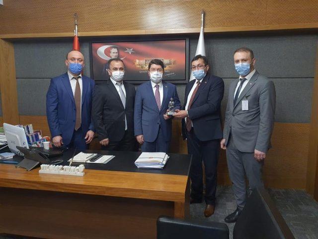 GMİS Genel Sekreteri Kaya Tun&ccedil;&rsquo;u ziyaret etti 1