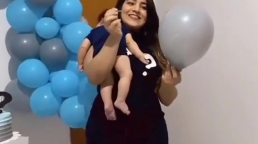 Babalığı ifşa partisi viral oldu! Eski sevgilisini utandırmak için...