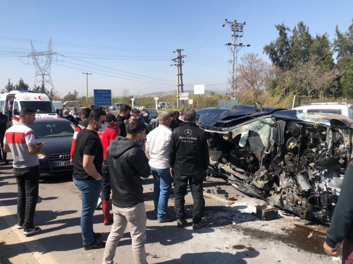 Mersin&rsquo;de zincirleme kaza: 4 yaralı