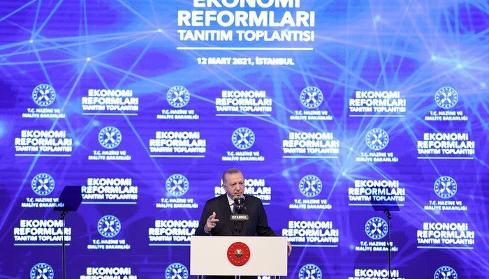 Son Dakika: Cumhurbaşkanı Erdoğan Ekonomik Reform Paketi'ni açıkladı! (Küçük esnafa vergi muafiyeti müjdesi)