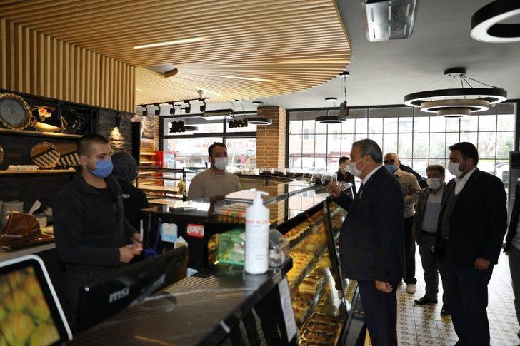 Başkan Çerçi esnaf ziyareti yaptı G4