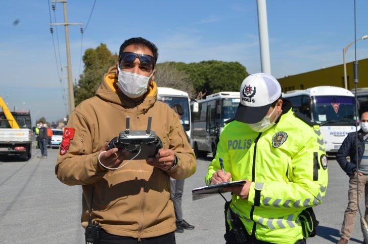 Söke’de drone ile trafik denetimi G2