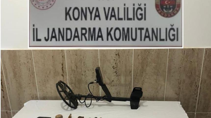 Konya’da 96 parça tarihi eser ele geçirildi