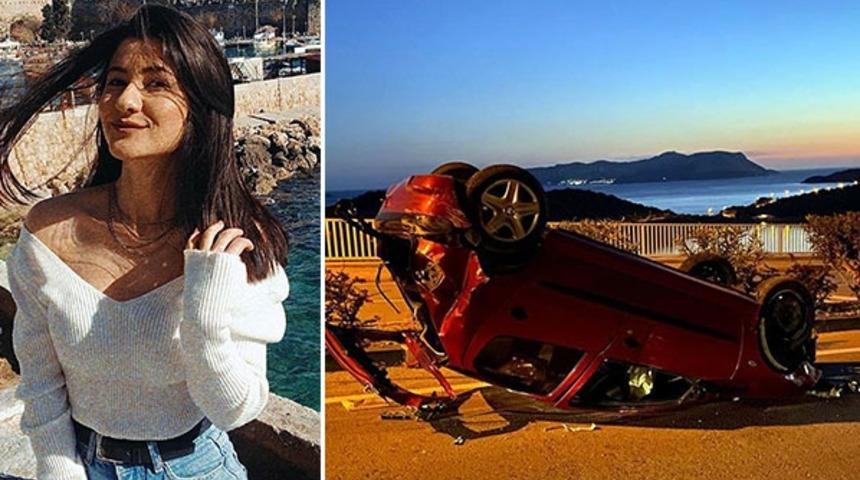 Antalya'da feci kaza! 22 yaşındaki Burcu hayatını kaybetti