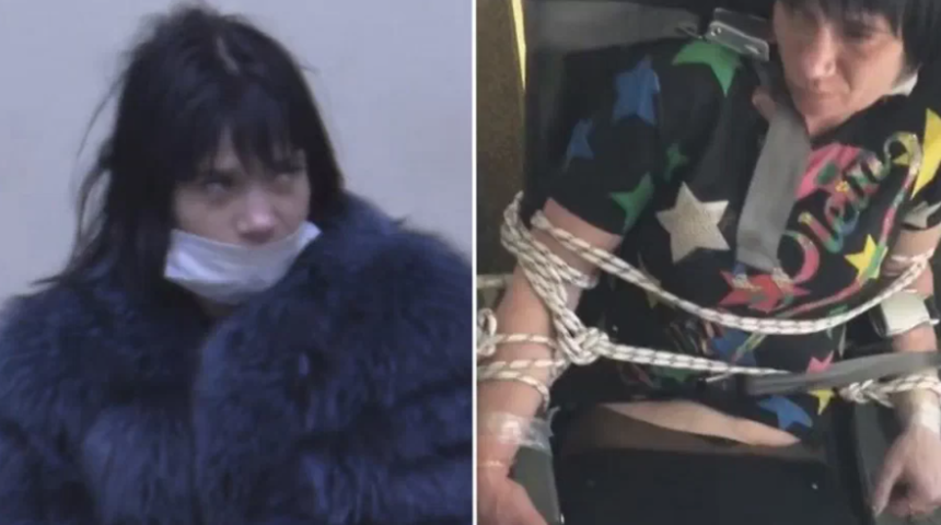 Havada pes dedirten anlar! Uçuş sırasında iç çamaşırını çıkaran yolcu koltuğa bağlandı