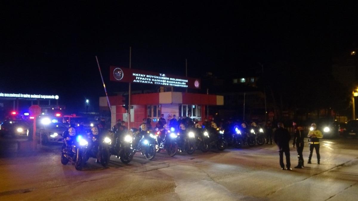 Hatay&rsquo;da drone destekli sıkı asayiş uygulaması