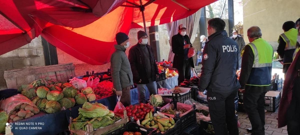 Şaphane pazarında sıkı denetim