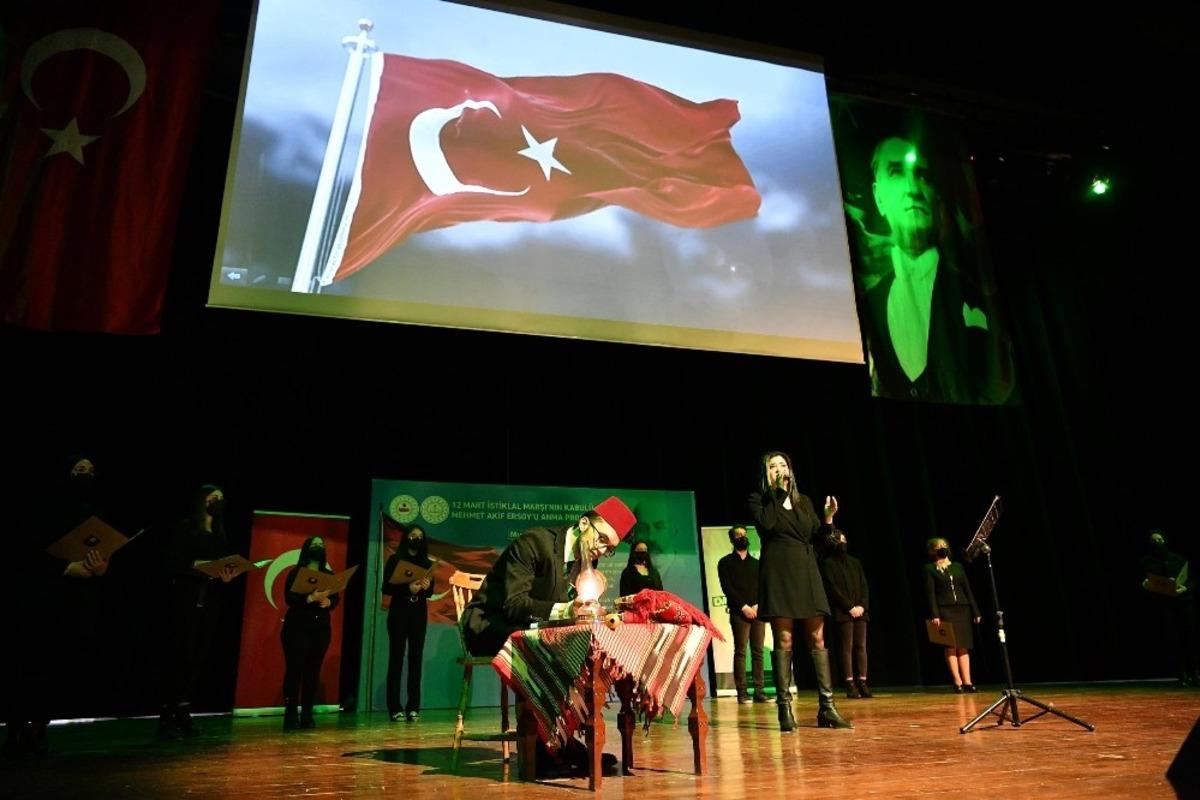 Mamak&rsquo;ta İstiklal Marşı&rsquo;nın kabul&uuml;n&uuml;n 100. yıl d&ouml;n&uuml;m&uuml; kutlandı