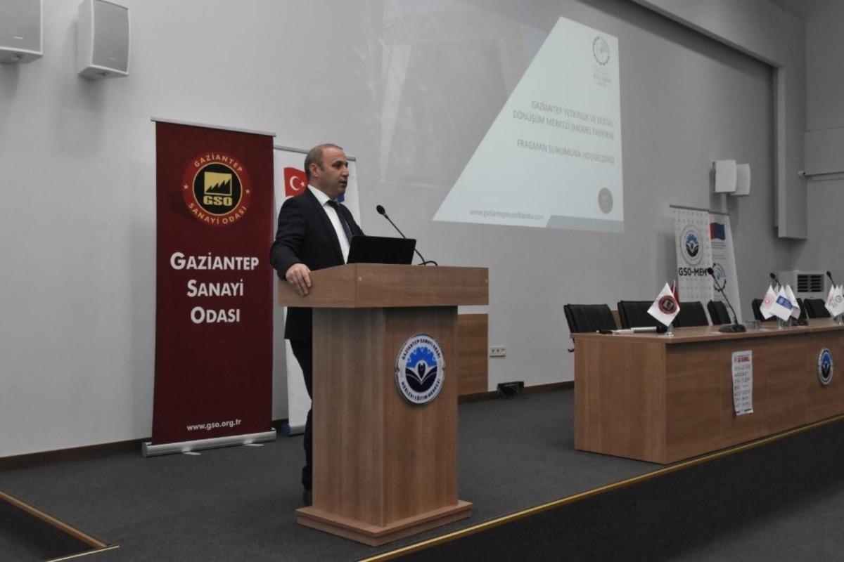 Gaziantep&rsquo;te firmalara model Fabrikanın &ccedil;alışmaları anlatıldı