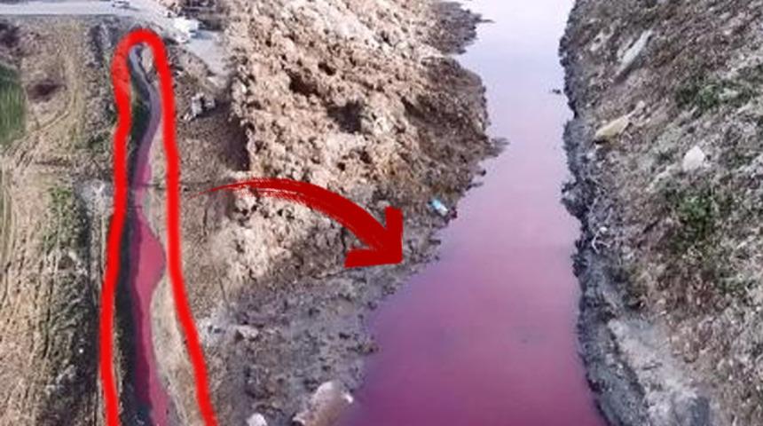 İstanbul'da tedirgin eden görüntü! Rengi kırmızıya döndü