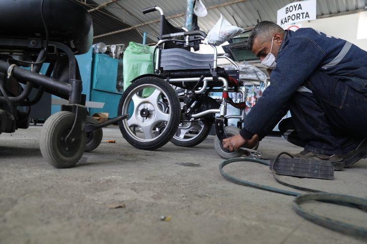Engelli araçları tamir ediliyor G4