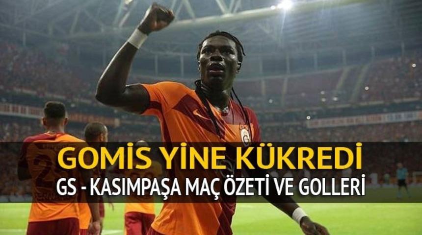 Galatasaray Kasımpaşa ma&ccedil; &ouml;zeti ve goller: Gomis k&uuml;kremeye devam ediyor!