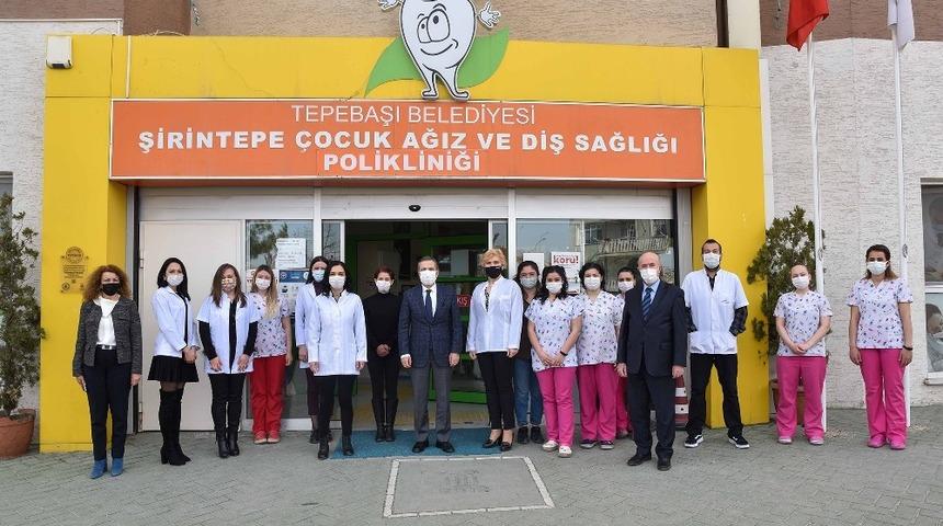 Tepebaşı&rsquo;nda &ccedil;ocuklar sağlıkla g&uuml;l&uuml;ms&uuml;yor