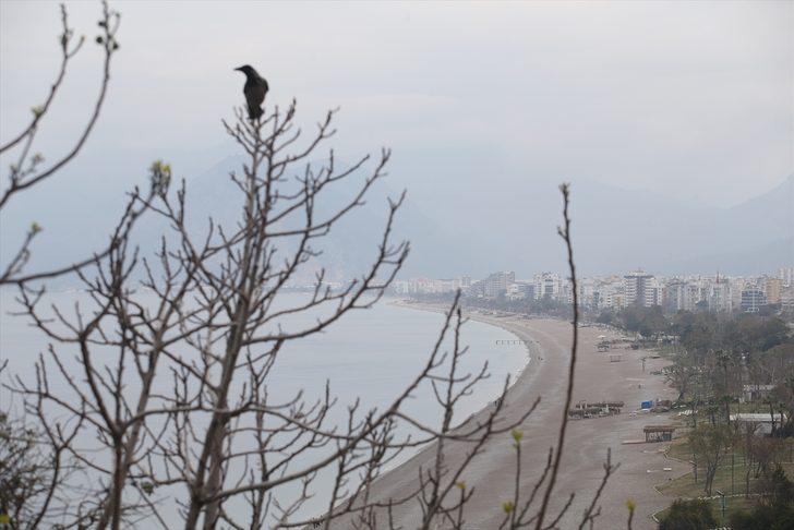 Turizm merkezleri Antalya ve Muğla'da sokağa çıkma kısıtlaması nedeniyle sessizlik hakim oldu G3