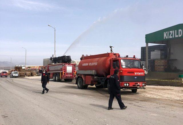 Karaman’da bir depoda yaşanan amonyak gazı sızıntısı paniğe yol açtı