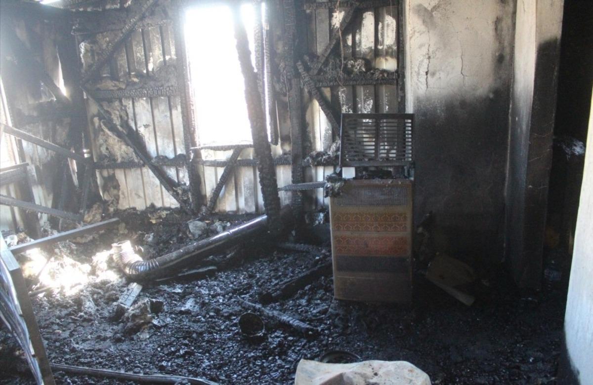 Giresun&rsquo;da &ccedil;atı katında &ccedil;ıkan yangın korkuttu