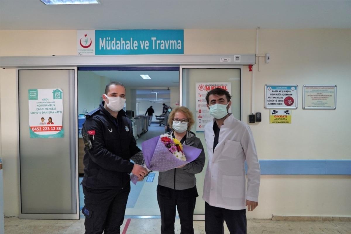 Ordu&rsquo;da sağlık &ccedil;alışanları unutulmadı