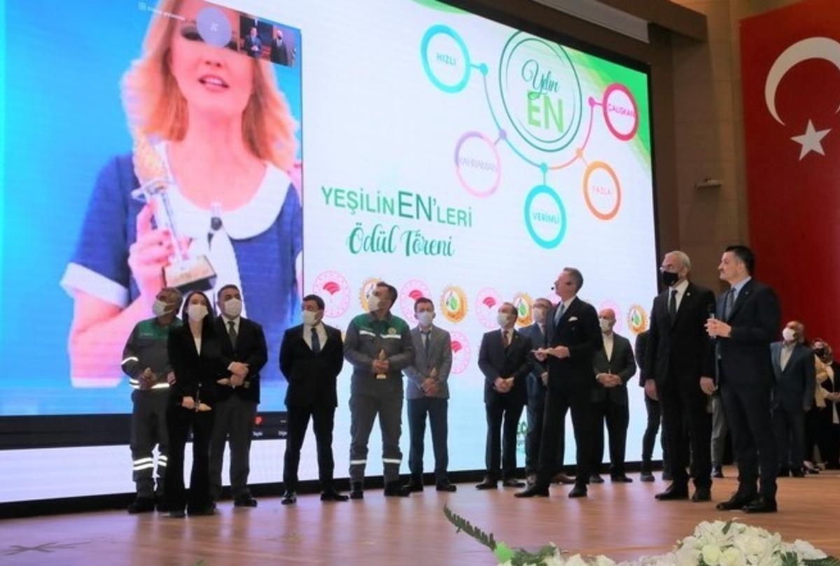 Bolu&rsquo;ya &ldquo;Yeşilin EN&rdquo;leri 2020 &ouml;d&uuml;l t&ouml;reninde iki &ouml;d&uuml;l