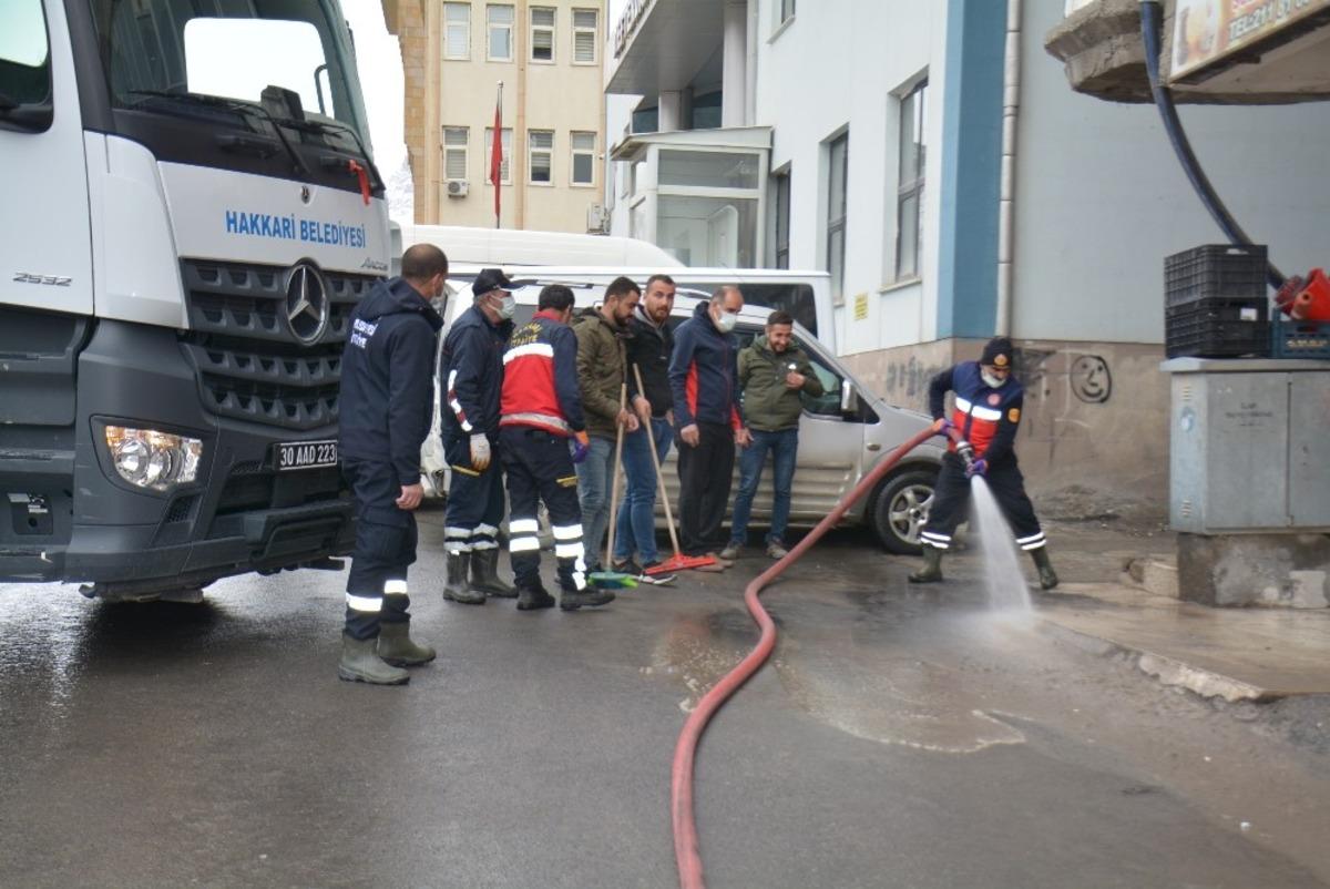 Hakkari&rsquo;de korona vir&uuml;s temizliği