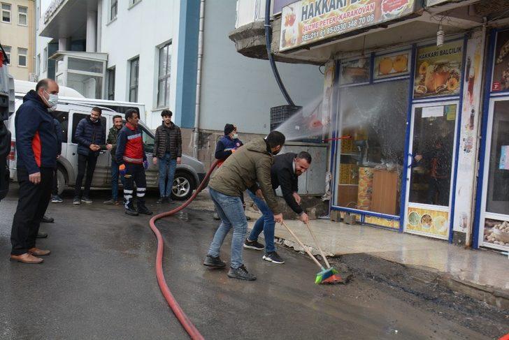 Hakkari’de korona virüs temizliği G2