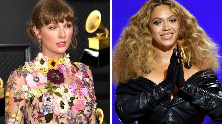 Grammy &Ouml;d&uuml;lleri: Beyonc&eacute; ve Taylor Swift tarih yazdı