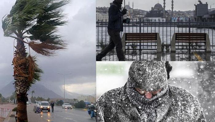 Meteoroloji'den kar ve yağmur uyarısı! İstanbullular dikkat (15 Mart hava durumu)