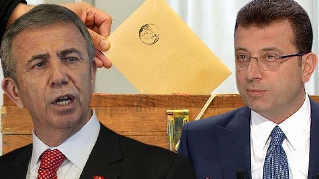 Çarpıcı seçim anketi! Ekrem İmamoğlu sırasını Mansur Yavaş'a kaptırdı