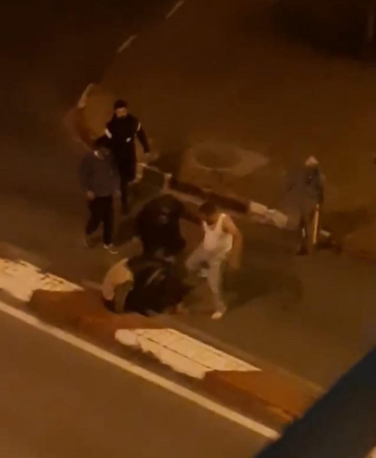 Sokak ortasında bayıltan dayak