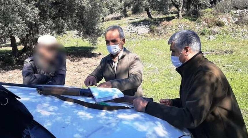 Av kontrol&uuml;nde 3 kişiye 18 bin TL ceza kesildi