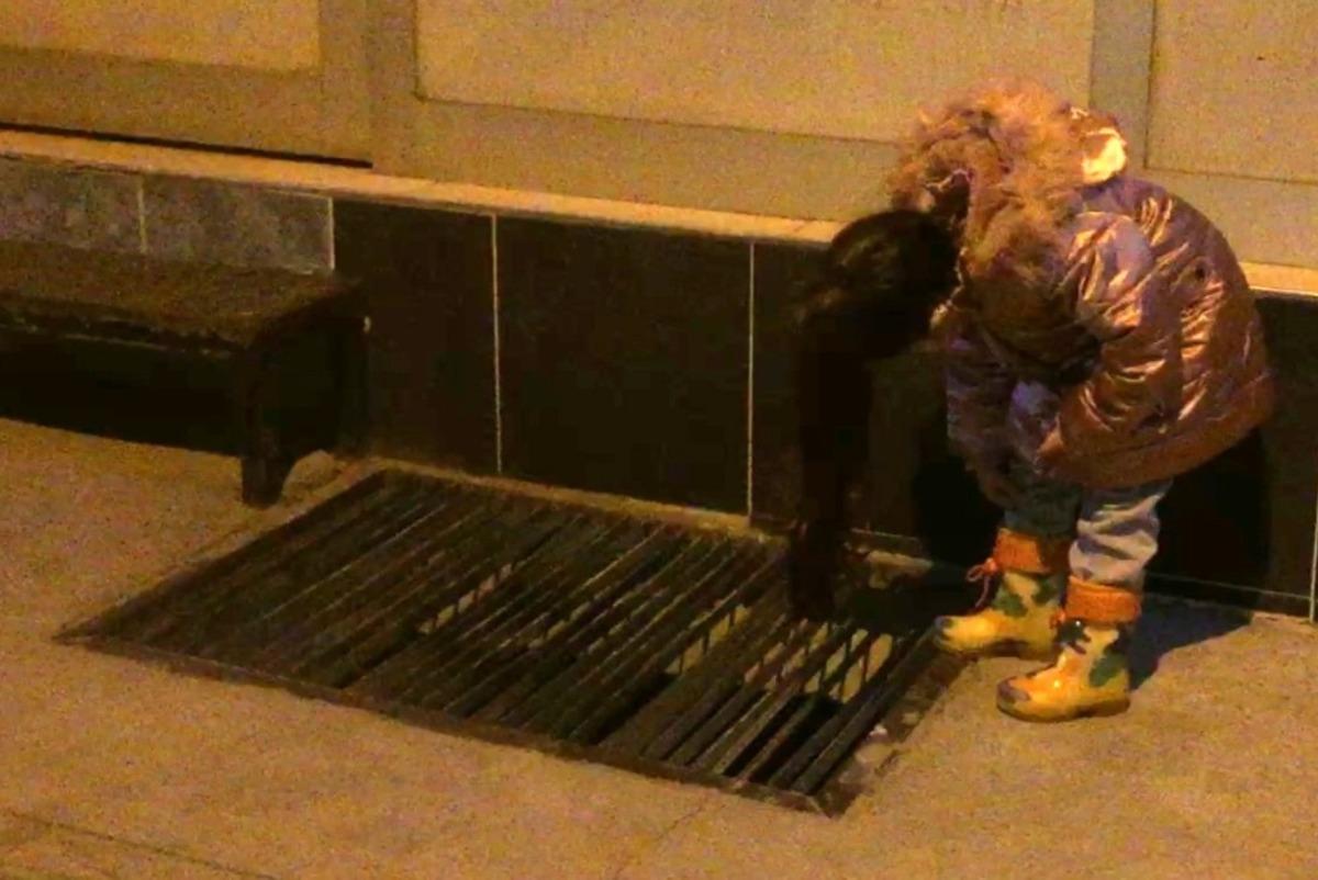 Pencere boşluğunda mahsur kalan yavru kedi kurtarıldı
