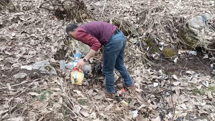 Duyarlı vatandaşlar piknik alanında çöp topladı G3