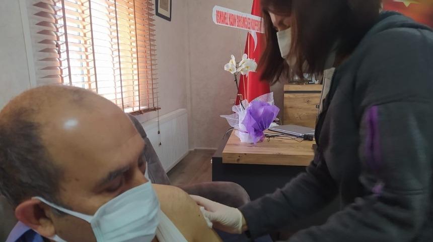 Kaymakam Ünal 2. doz aşısını da yaptırdı